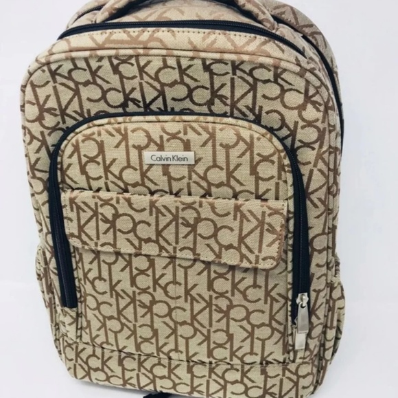 calvin klein backpack laptop